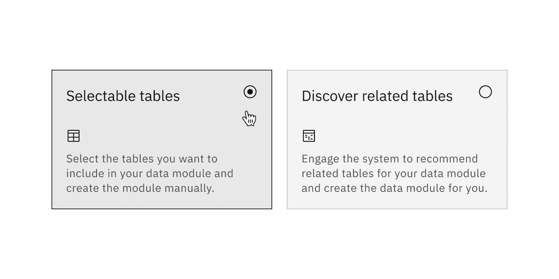 Single-select tile feature flag enabled